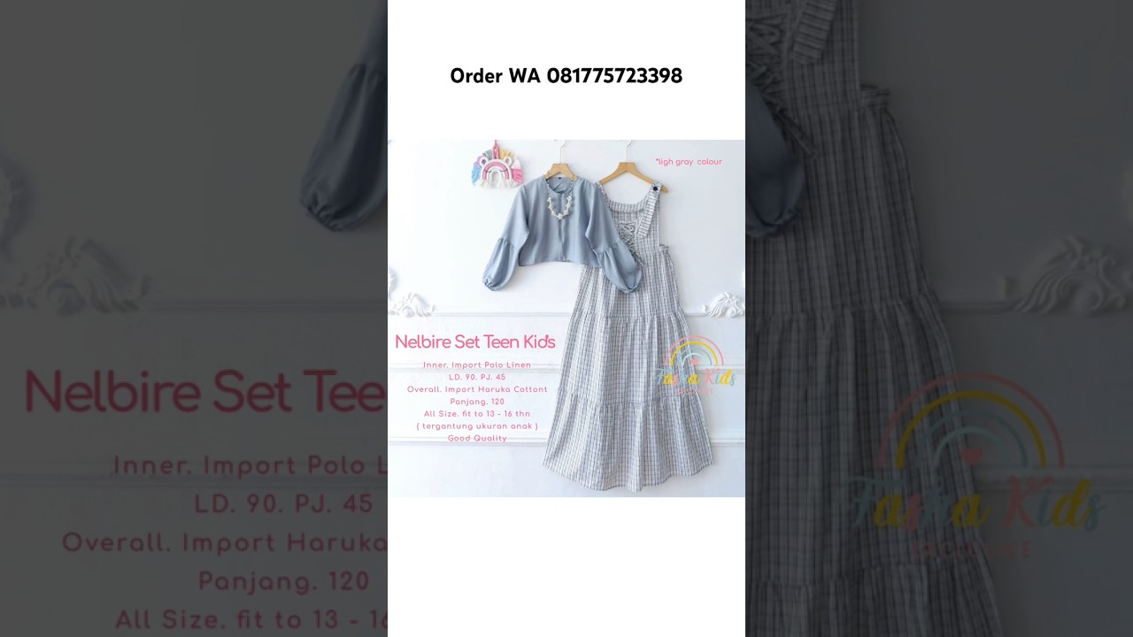 Inspirasi Model Baju Muslim Anak Hijab Tren Terbaru 2024 / Part 9 #fashionanak #bajumuslimanak #fyp