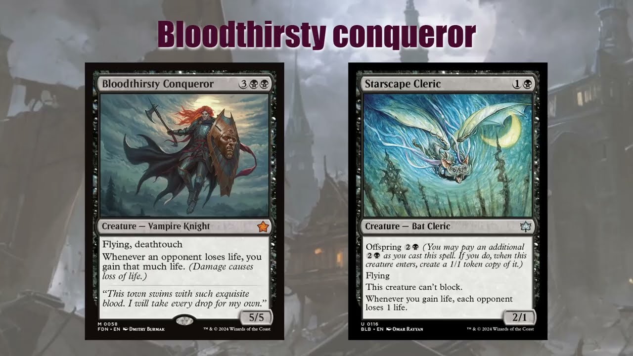 Bloodthirsty Conqueror Combo CC's #10