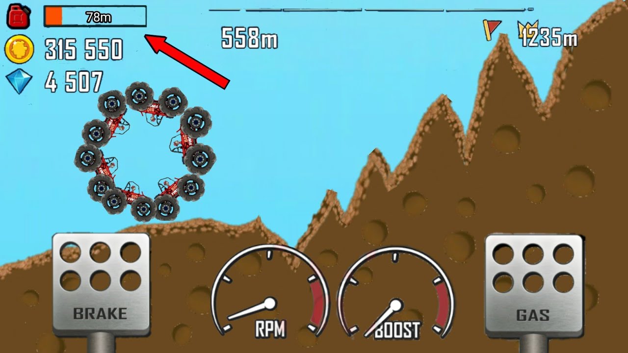 Daily Challenge In Hill Climb Racing |Hill ClimbRacing event