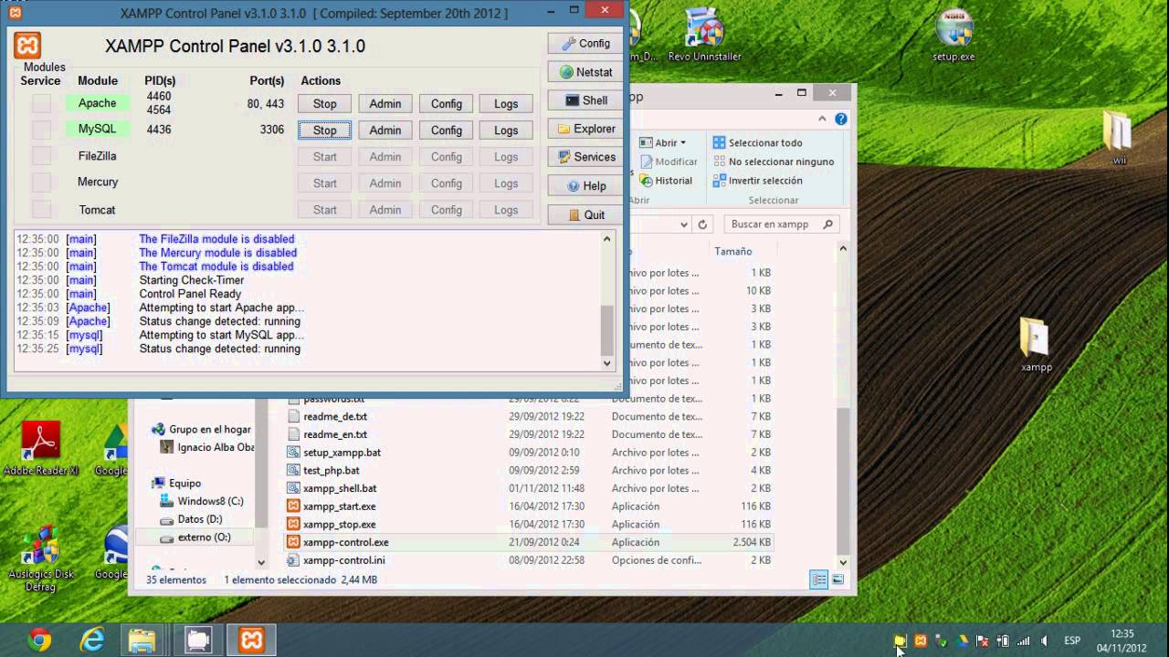 Instalación de Moodle Portable