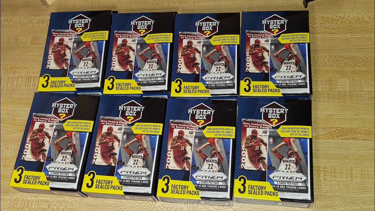 $140 ROOKIE HIT! Opening 8 2022 NBA Basketball Mystery Boxes Walmart unboxing video break box prizm