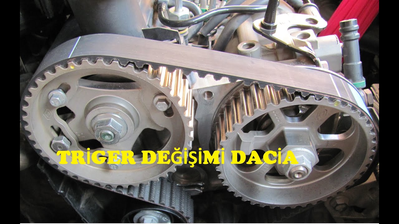 TRİGER KAYIŞI ve V KAYIŞI DEĞİŞİMİ DACİA LOGAN MCV, DACİA 1,5 DCİ