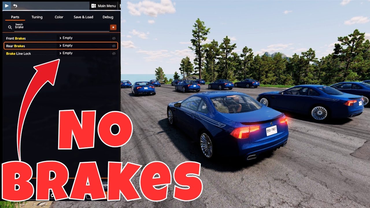 Кому нужны тормоза? (Моды для BeamNG Drive!)