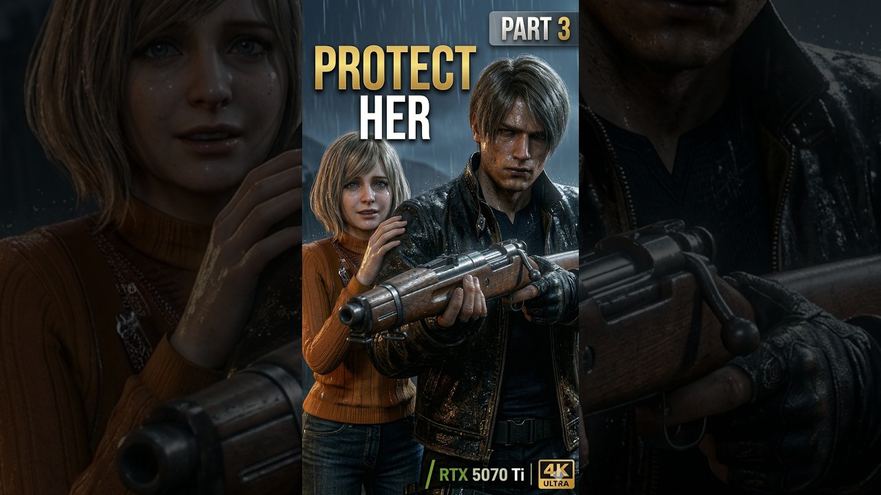 RE9 was a warm-up...SAVING ASHLEY! 👸 [ RE 4 Remake 4K Max Ray Tracing 5070 Ti ] Vertical