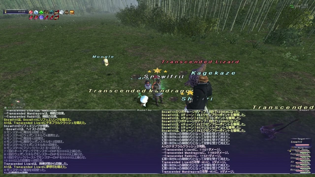 ff11 脳筋４垢オーメン詰み２周 20260217