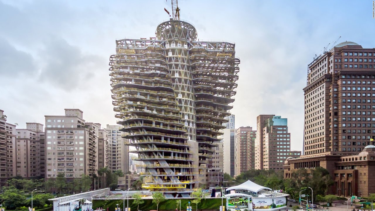 Tao Zhu Yin Yuan Apartment Building by Vincent Callebaut Architectures At TAIPEI, TAIWAN (ROC)