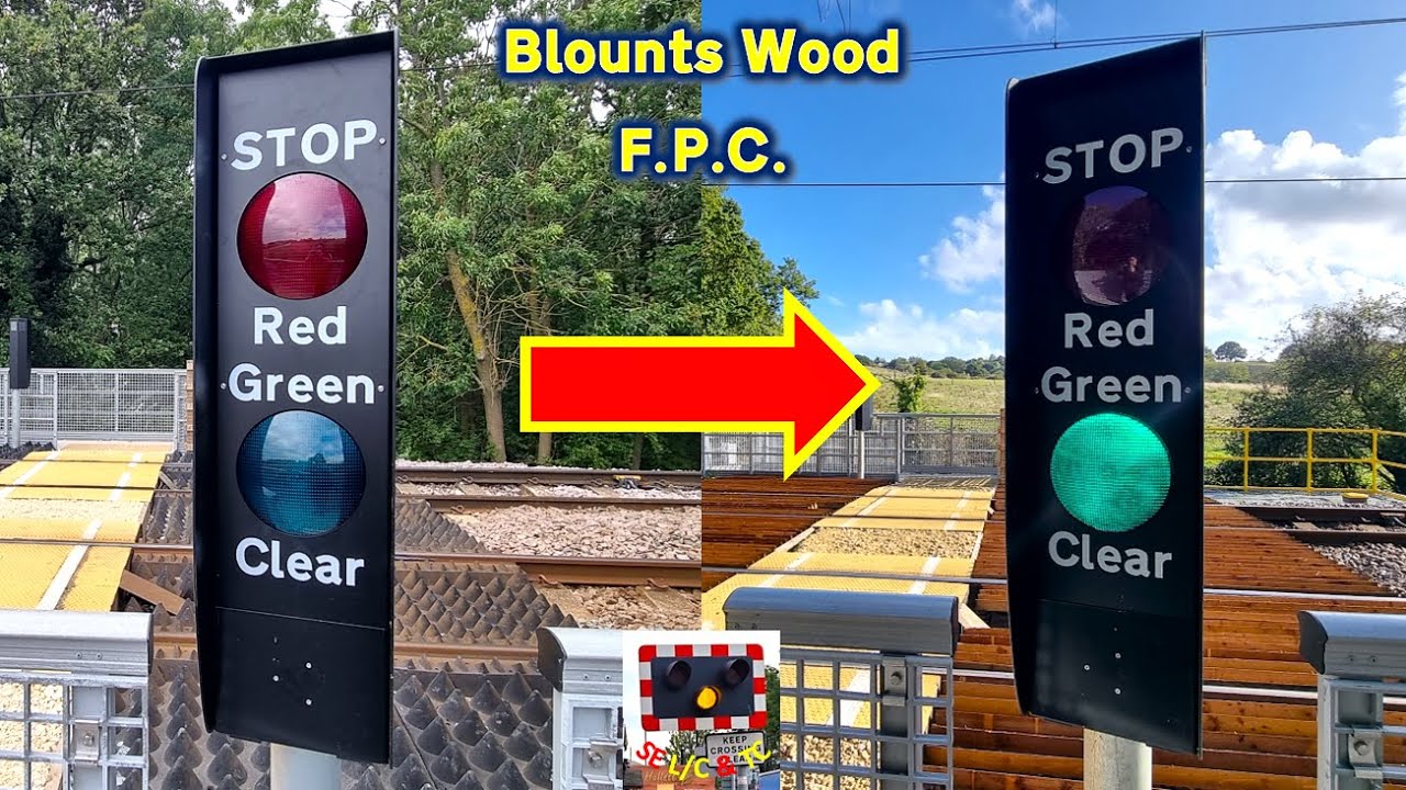 Lights Not Working & Working at Blounts Wood (Footpath) Level Crossing, Essex