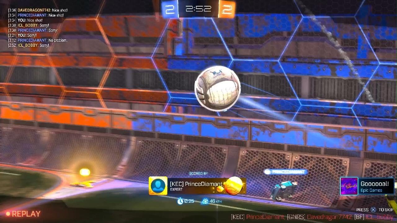 Rocket League gameplay