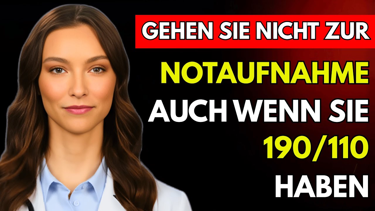 Kann der Blutdruck SOFORT gesenkt werden? Was geht und was NICHT (laut Ärzten)