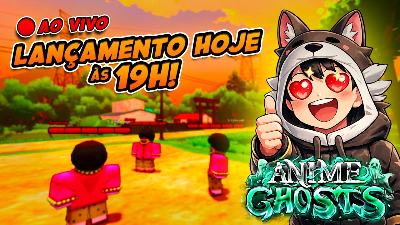 🔴 AO VIVO – LANÇAMENTO ANIME GHOSTS ÀS 19H! ⏳ Vamos Entrar Juntos!