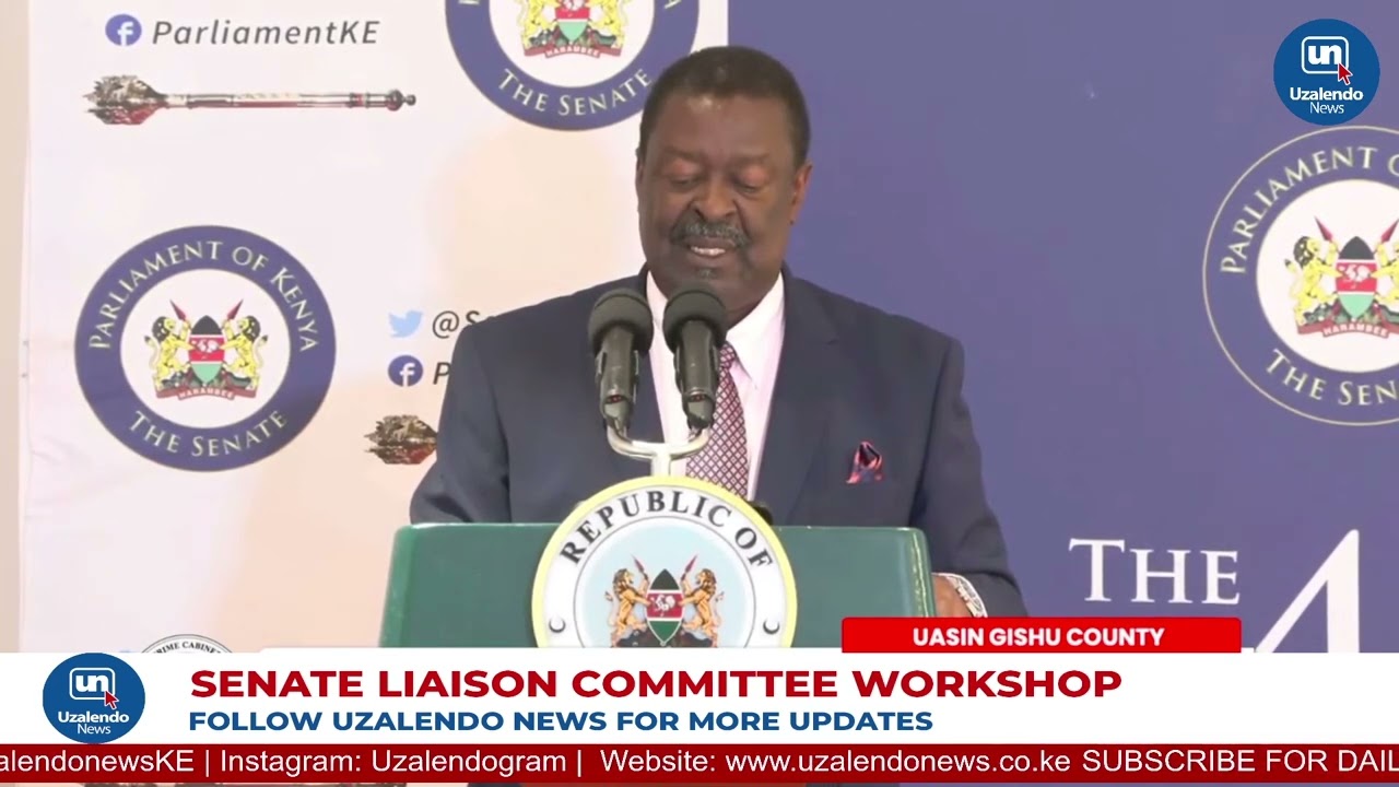 PCS Musalia Mudavadi Speech During Senate Liaison Committee Workshop -FULL SPEECH