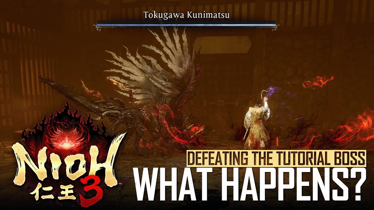 Nioh 3 - What Happens If You Beat the Tutorial 