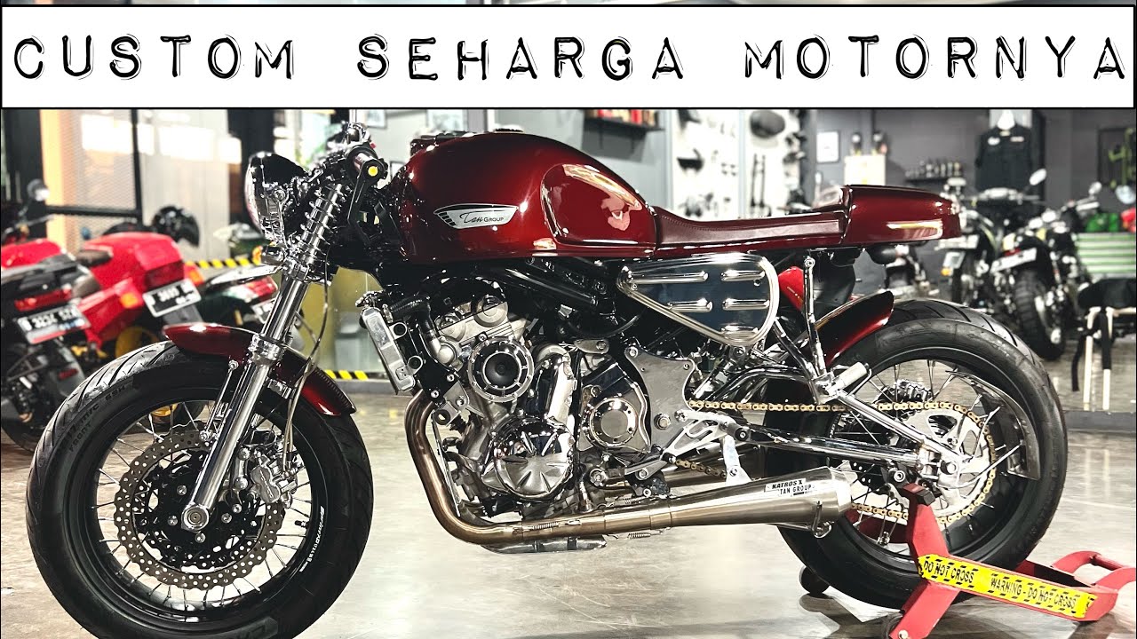 Kawasaki ER6N Custom Classic Cafe Racer Mewah! [Katros x Tan Group]
