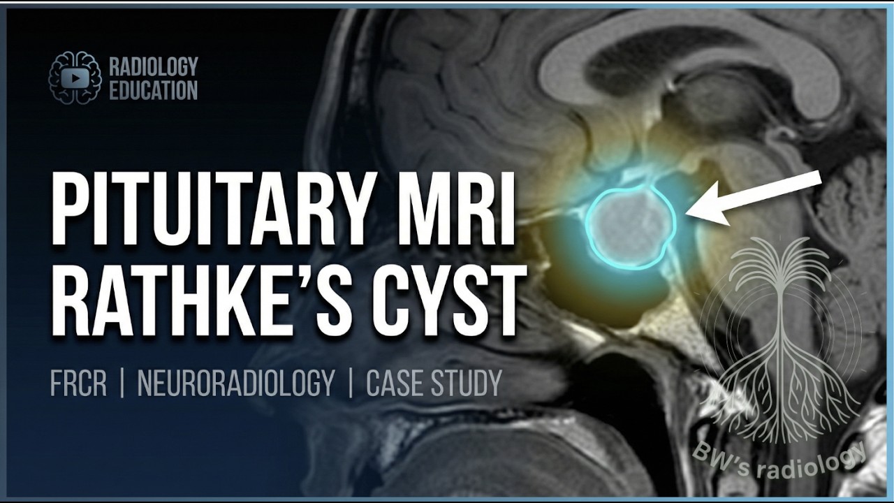 MRI Pituitary - Large Rathke's cleft cyst