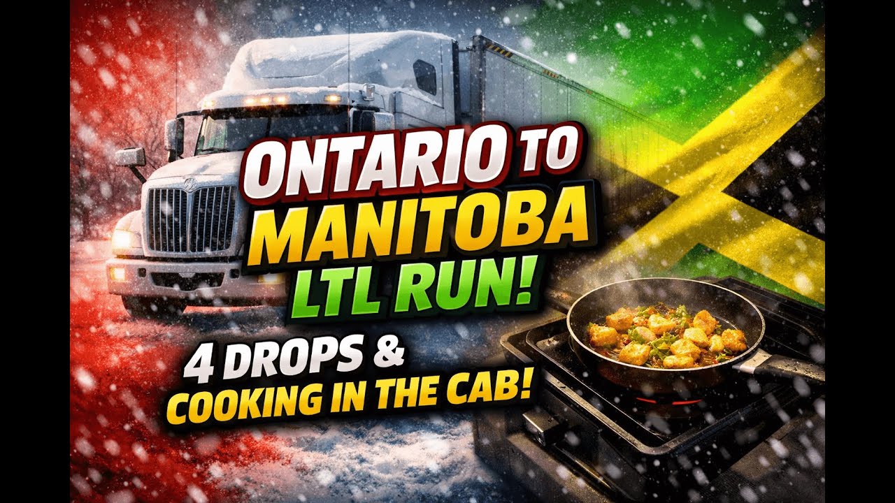 Ontario to Manitoba LTL Run | Trucking Vlog | 1 Creation Vlog