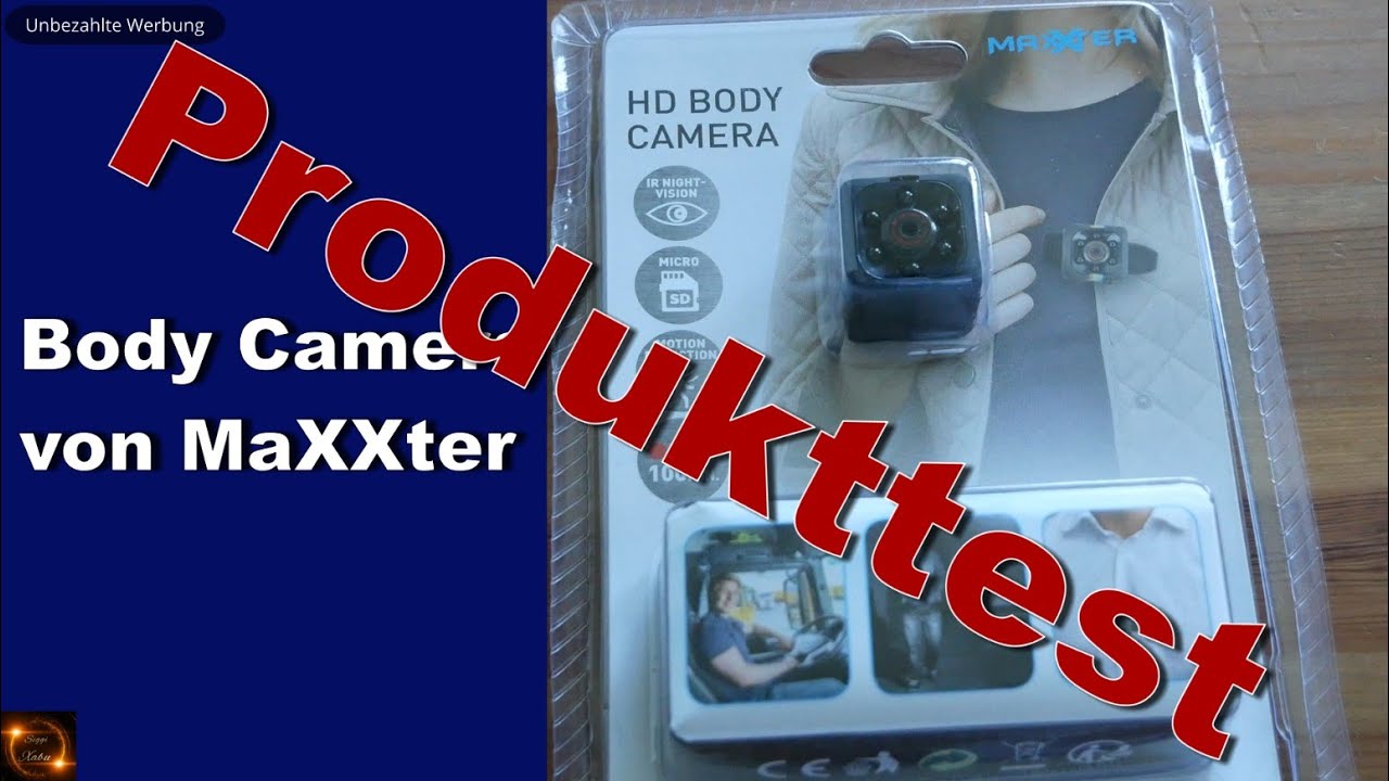 Produkttest - Bodycam - Maxxter