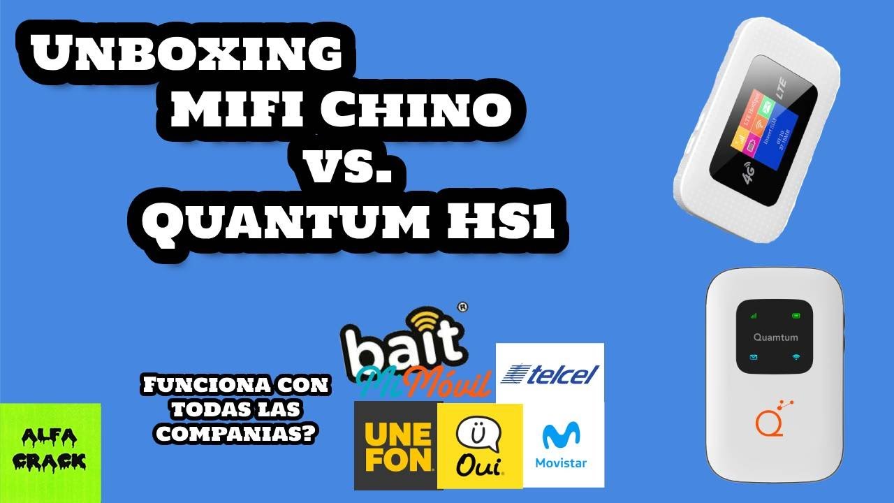 MIFI CHINO de AliExpress vs Quantum HS1 (INTERNET PORTAIL) comparativa en español 2023-2024 Unboxing