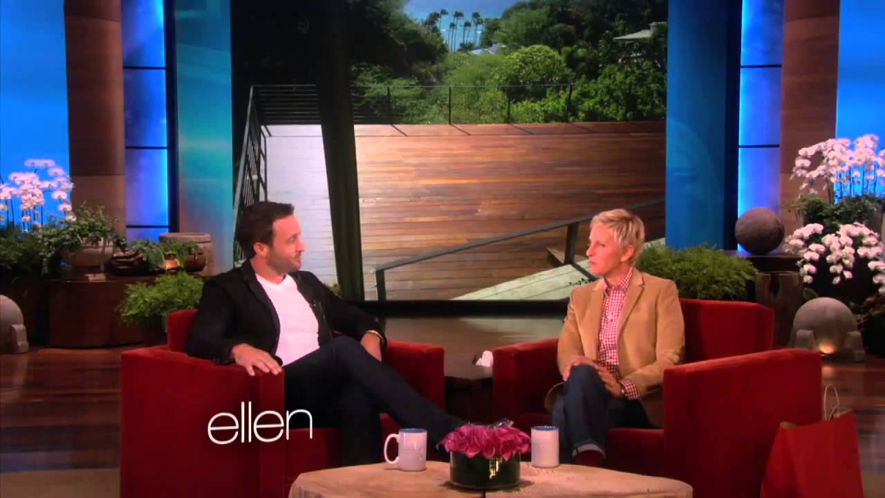Alex O'Loughlin on Ellen. May 17, 2013
