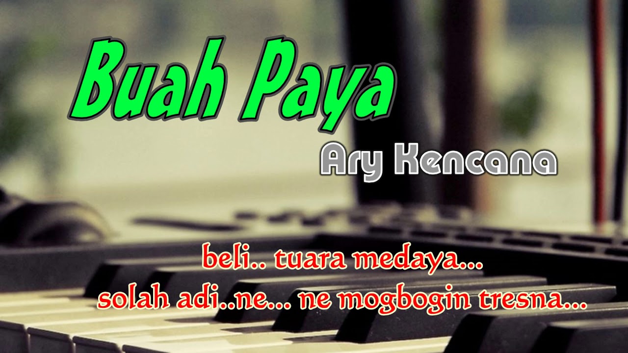 [Lirik] Buah Paya | Ary Kencana