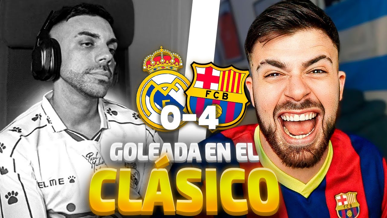 GOLEADA DEL BARCELONA 4-0 AL REAL MADRID POR LA LIGA. &iquest;HUMILLACI&Oacute;N HIST&Oacute;RICA? DEBATE&nbsp;FT. @DjMaRiiO