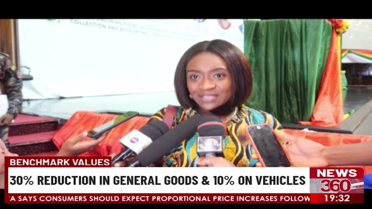 Benchmark Values: 30% Reduction In General Goods & 10% On Vehicles
