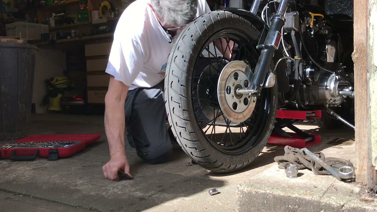 1980 Harley Davidson Ironhead Sportster Video 9: Front Wheel Problems
