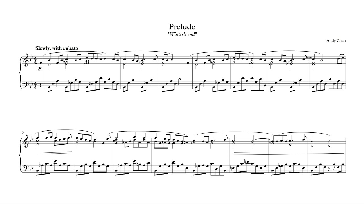 prelude: winter's end // original piano composition