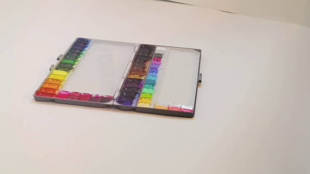 ShinHan Professional  Watercolor Insert palette - 18colors guidemovie
