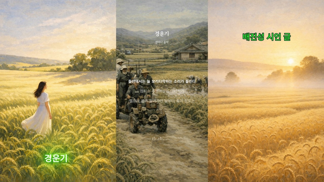 경운기  70년대 농촌의 기억 (감성 연주곡)  배진성 시인의 동의하에 올림.     이어도공화국 유튜브에  이어도공화국 시와음악카페. 에서 활동하는 시인