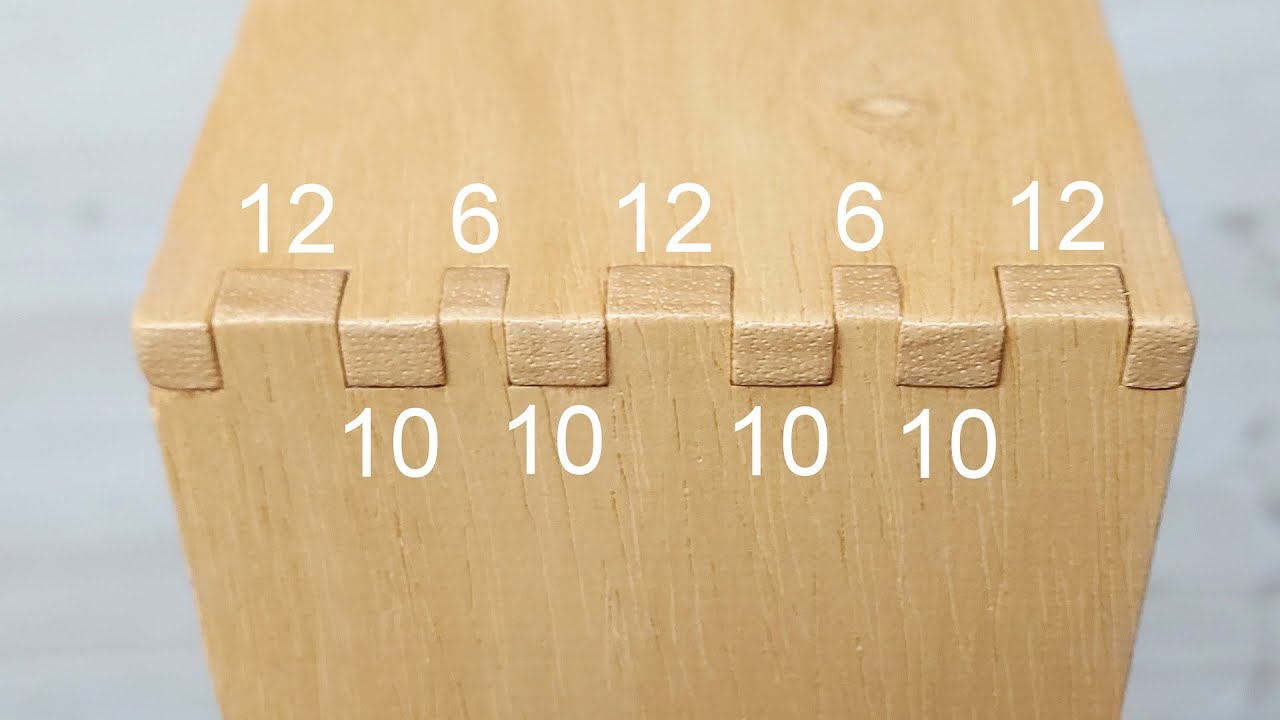 Woodworking idea to route Box Joints with Multiple finger Widths