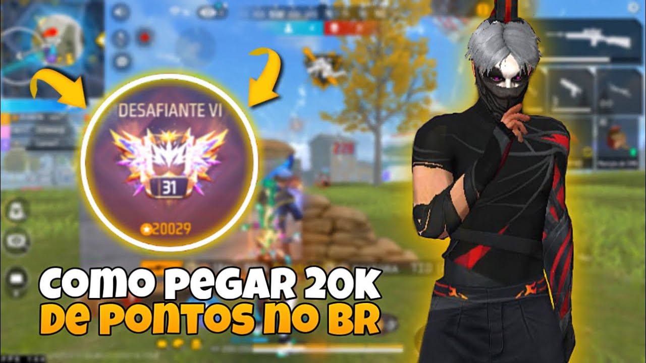PEGUEI 20K DE PONTOS NO BR RANQUEADO - COMO PEGAR TOP GLOBAL COM ESTRATÉGIA COMPLETA!