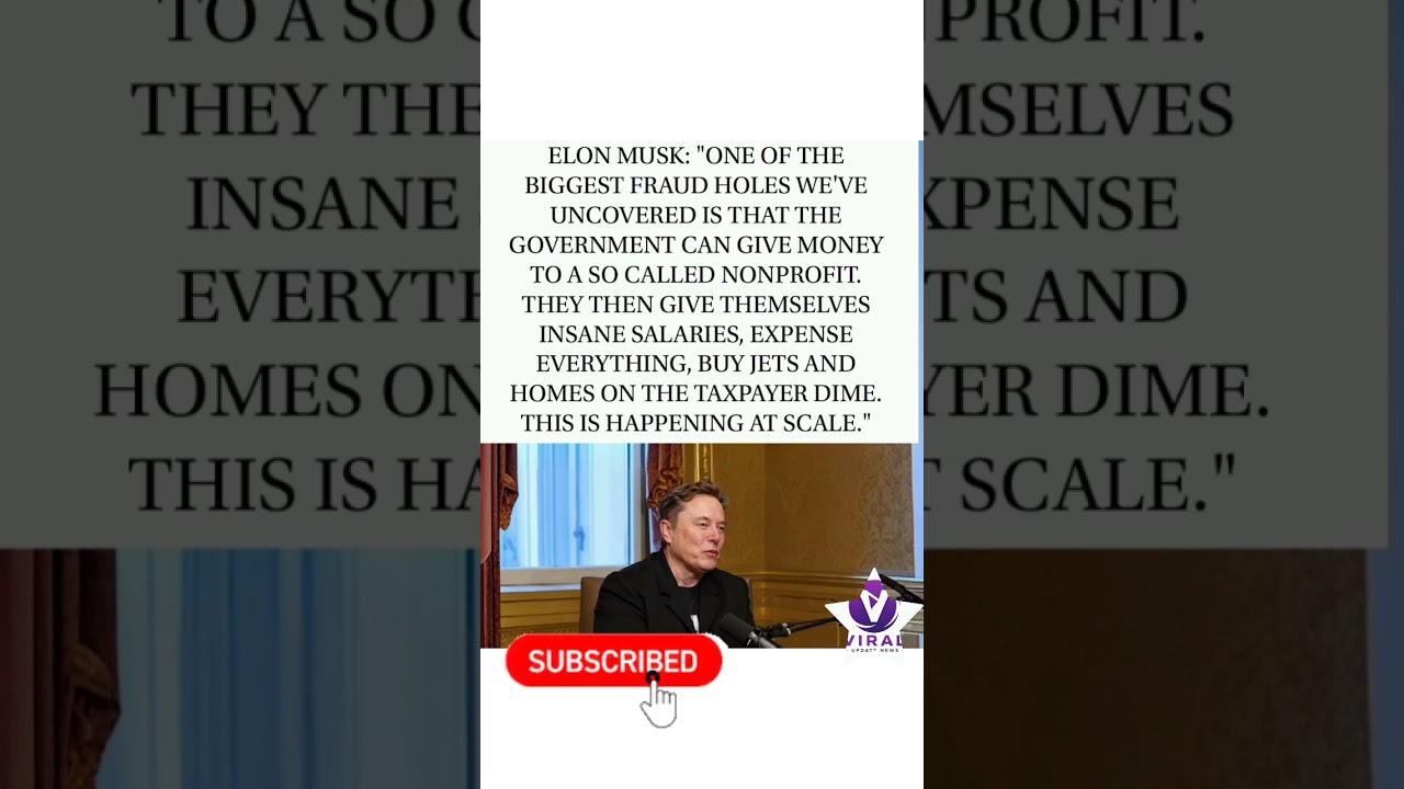 Elon Musk made a strong claim about alleged misuse of taxpayer What do you think? 👀