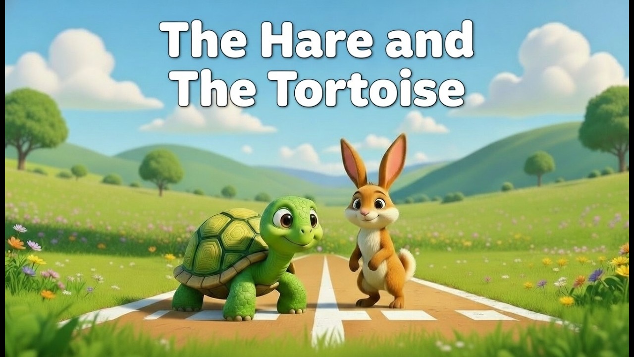 The Hare and The Tortoise| Kids stories| Classical Tales|3D animation| Moral Stories For Kids