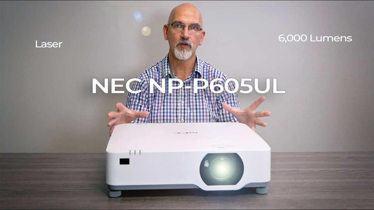 NEC NP-P605UL 6000-Lumen WUXGA Laser 3LCD Projector
