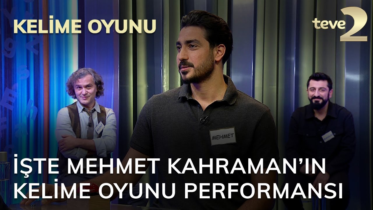 Kelime Oyunu: İşte Mehmet Kahraman’ın Kelime Oyunu Performansı