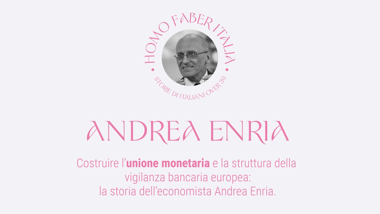 Unione monetaria e vigilanza bancaria europea: la storia di Andrea Enria