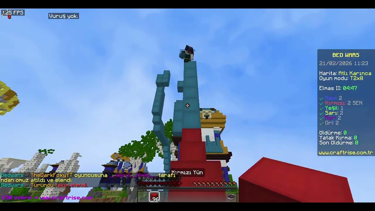 İftar öncesi  BedWars çalışıyorum part:2