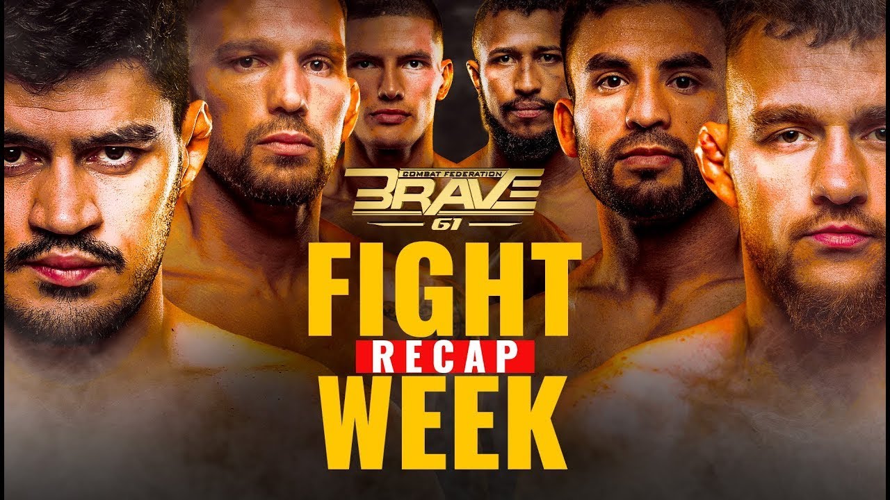 🔴FIGHT WEEK RECAP | BRAVE CF 61 | GERMANY | FULL MMA EVENT RELIVE!