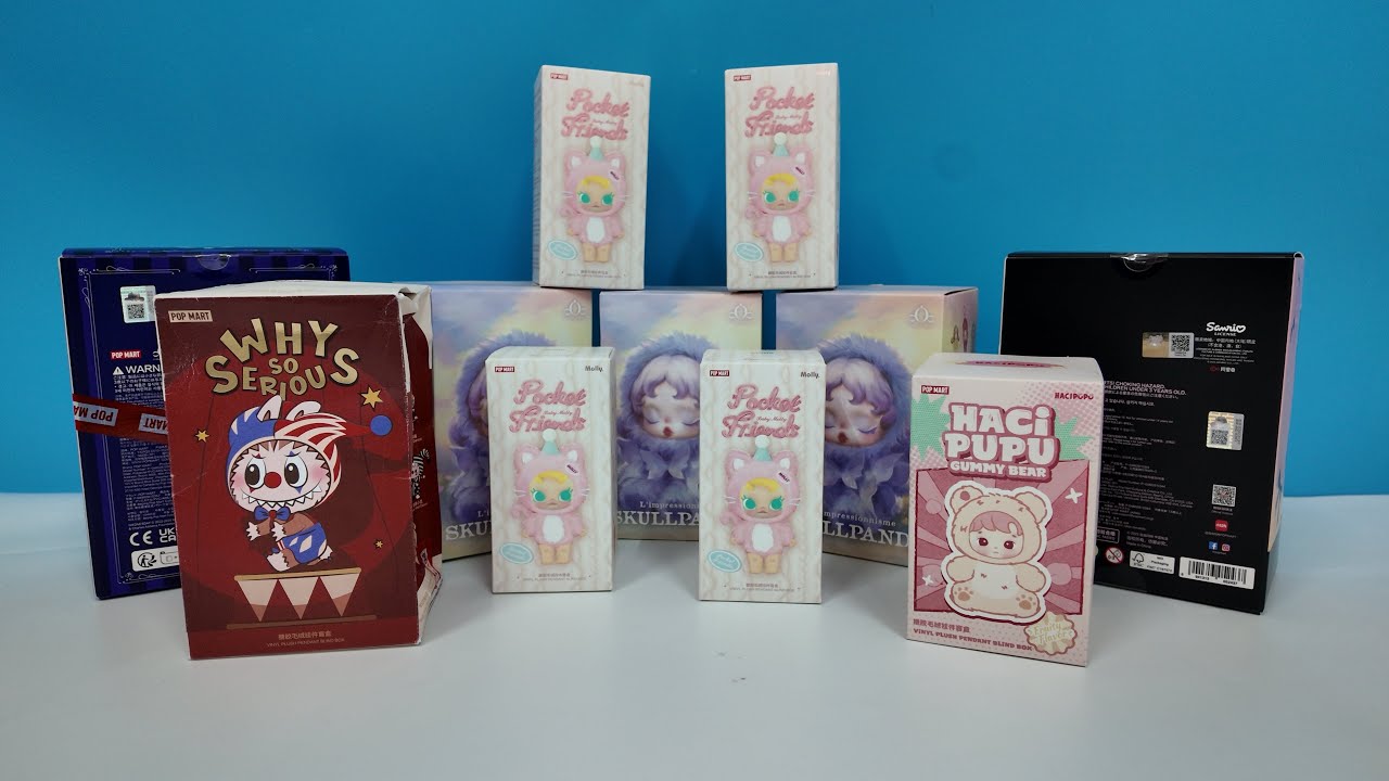 [🤖toy asmr🤖] Blind Box 🎁 Pop Mart Shanghai ASMR Unboxing No Talking | Toys Review