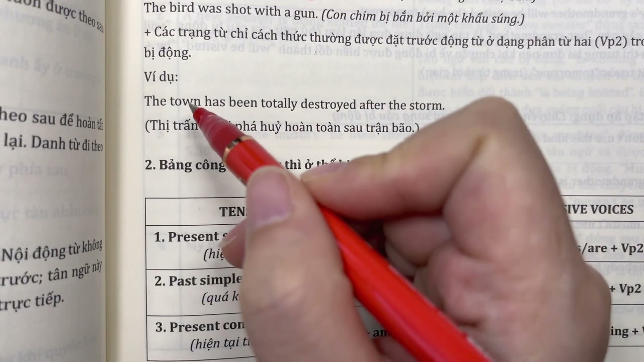 LẤY GỐC TIẾNG ANH - CÂU BỊ ĐỘNG