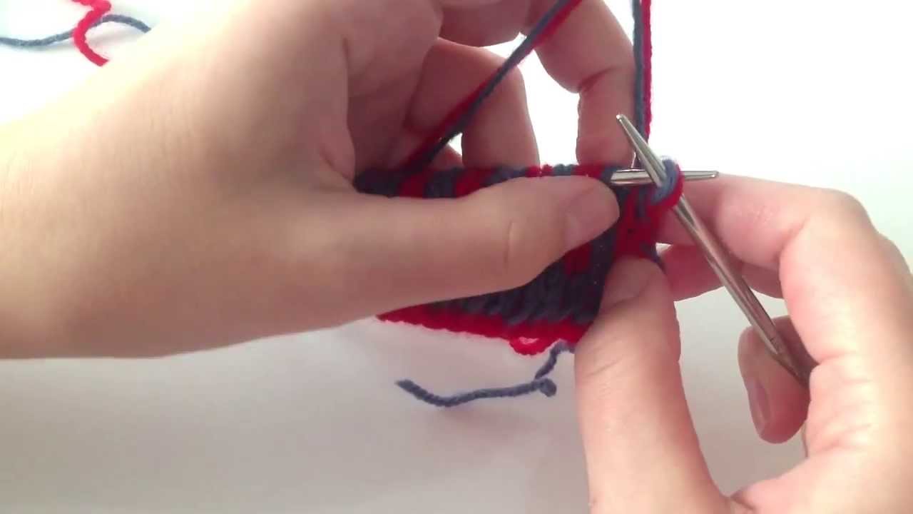 Żakard dwustronny - double knitting - cz. 06