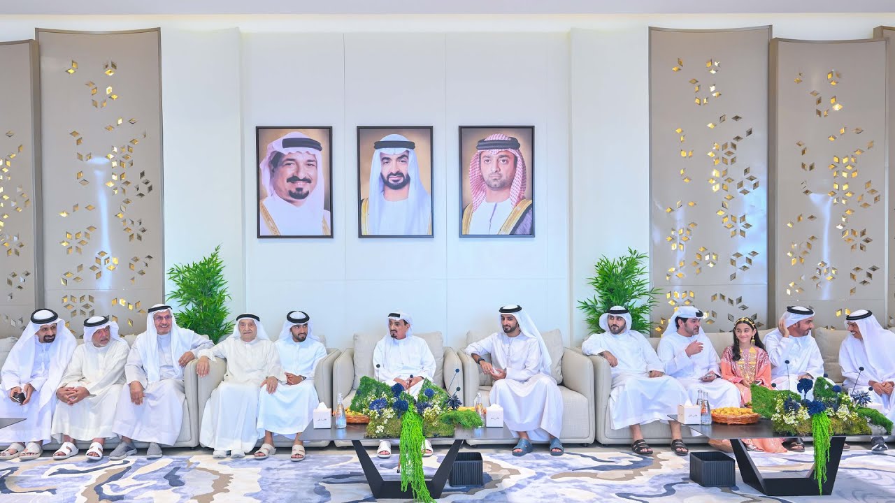 حميد بن راشد يفتتح مجلس الحليو في عجمان