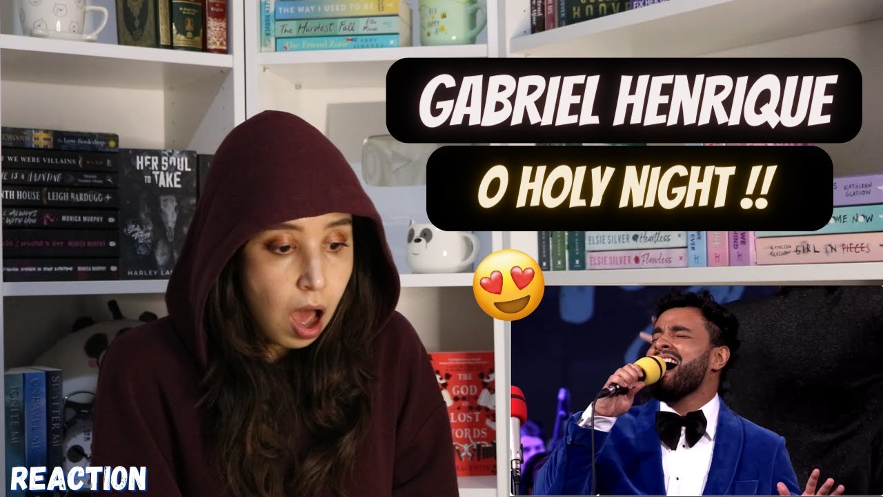 Gabriel Henrique - O Holy Night ( Cover Mariah Carey) REACTION