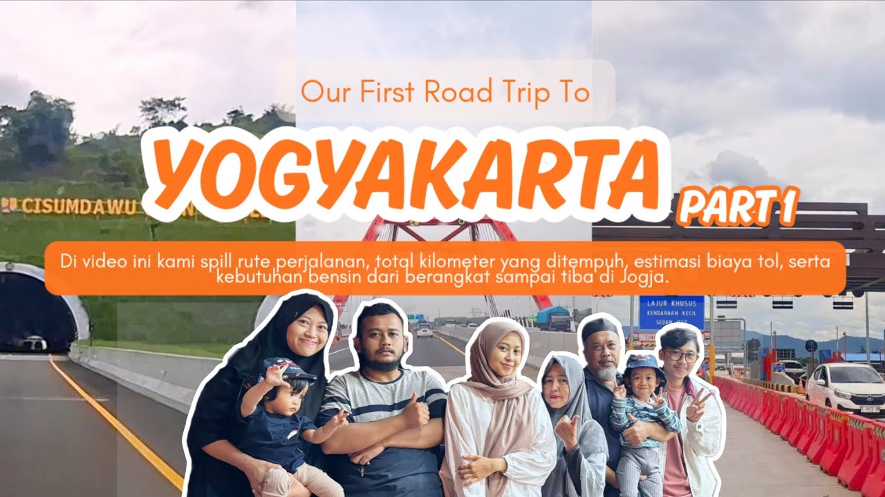 Road Trip perdana bareng bocil | Rute Tol Buah Batu - exit tol Prambanan (via Tol Trans Jawa) 