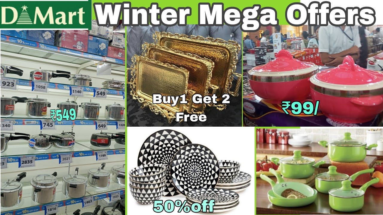 🛍D MART ,Today Offers Variety of Containers,Serving Bowl Dinner Set Stainless Steel Online Available