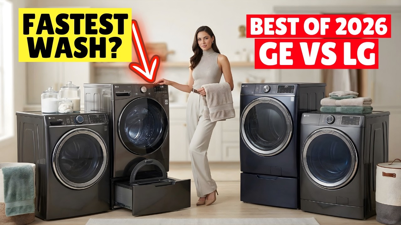 Best Washers in 2026 | GE vs LG | Smart, High-Efficiency & Combo Reviews