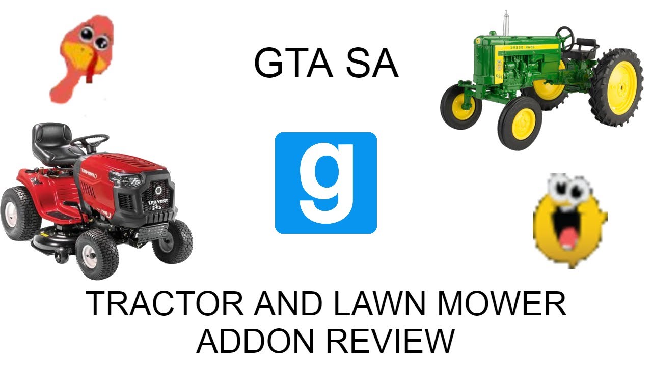 Garry's Mod GTA SA Tractor/Lawn Mower Review