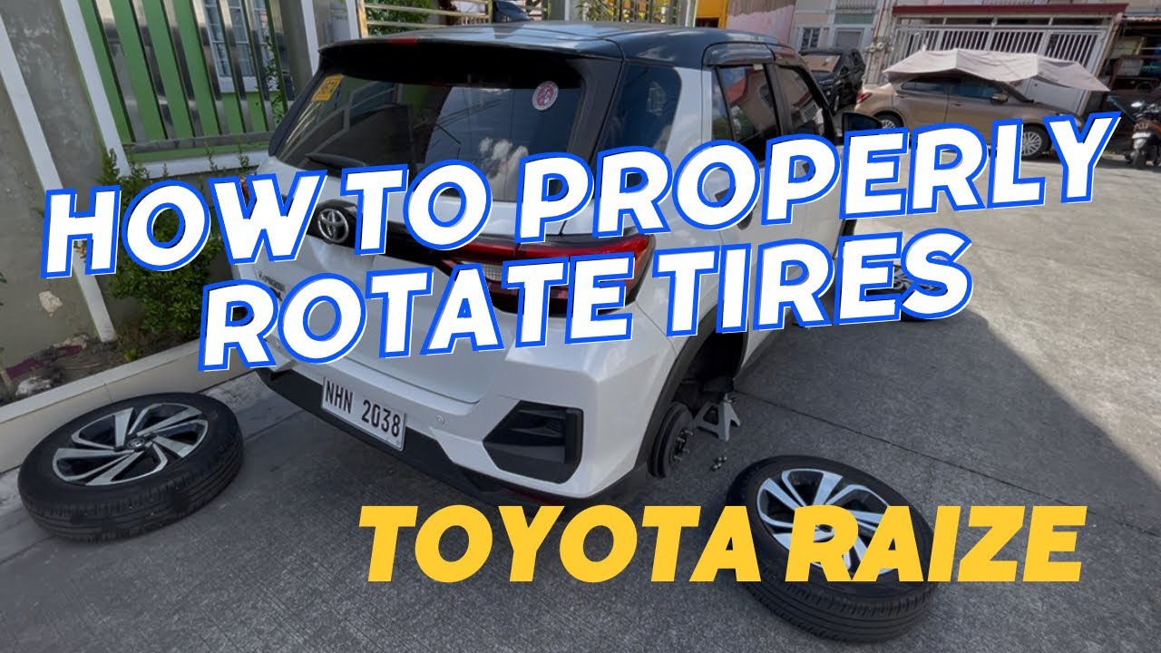 Как переставлять колеса, включая запасное колесо — Toyota Raize / Daihatsu Rocky