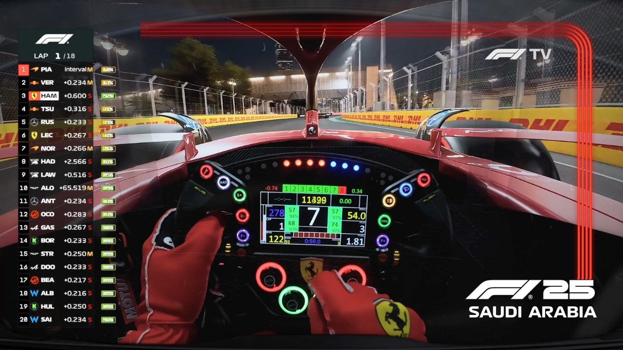 ULTRA IMMERSIVE Formula 1 2025 Ferrari SF-25 Lewis Hamilton