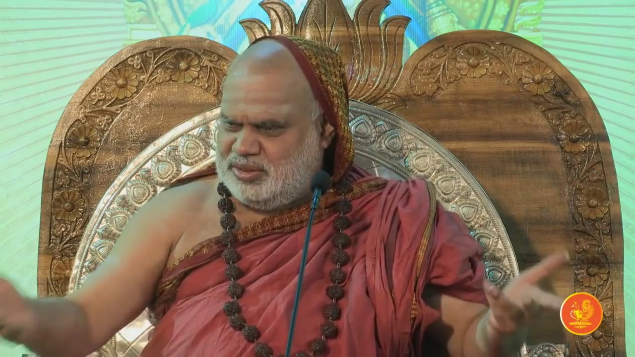 Sringeri Jagadguru explains We need both God's Grace and Human Effort to Succeed in Life (Telugu)